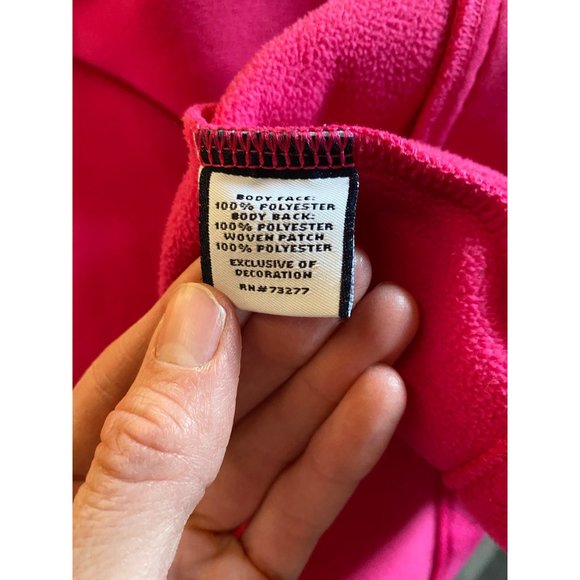 Fila Pink Fleece Sport Zip Up Jacket Womens S - Picture 6 of 8